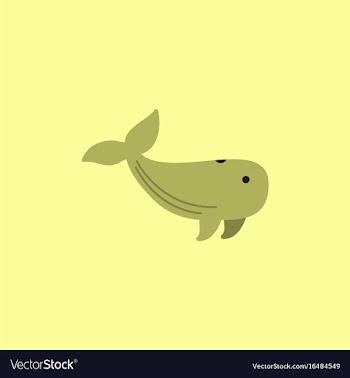Sea wheal vector image