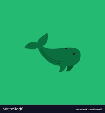 Sea wheal vector image