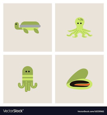 Seabed stock collection vector image