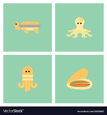 Seabed stock collection vector image