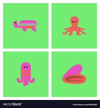 Seabed stock collection vector image