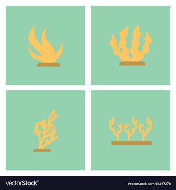 Seabed stock collection vector image