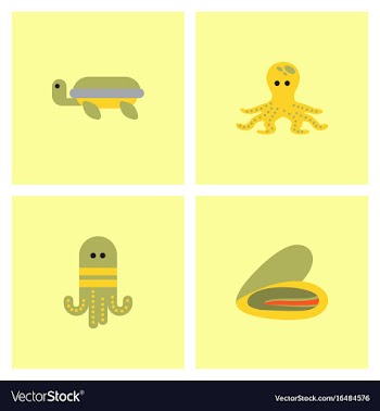 Seabed stock collection vector image