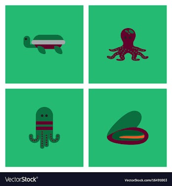 Seabed stock collection vector image