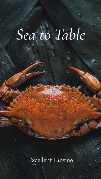 Seafood restaurant Instagram story template, | Free PSD Template - rawpixel