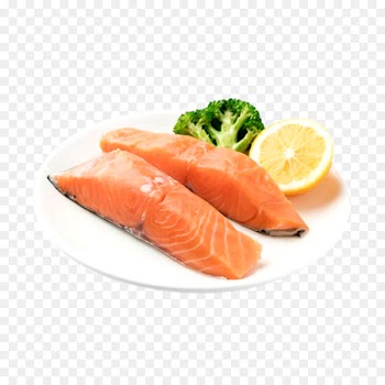 Seafood Sashimi Squid as food Octopus Salmon - Salmon broccoli 