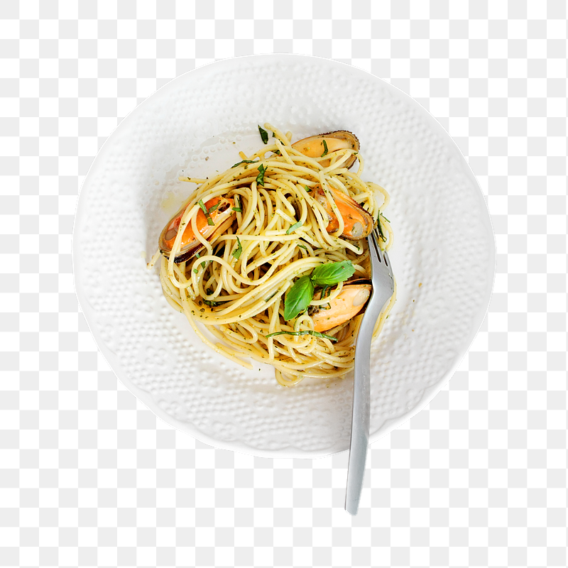 Seafood spaghetti png sticker, transparent | Free PNG - rawpixel
