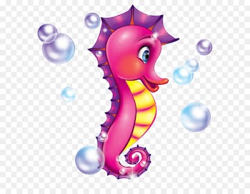 Seahorse Aquatic animal Drawing - under sea 