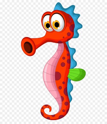 Seahorse Cartoon Royalty-free Clip art - under sea 