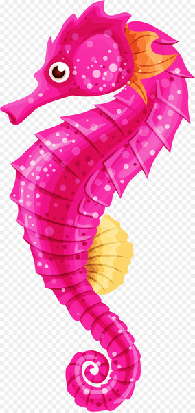 Seahorse Clip art - underwater creatures 