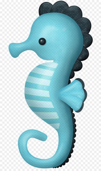 Seahorse Scrapbooking Clip art - material 
