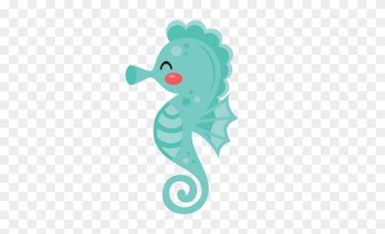 Seahorse Svg Scrapbook Cut File Cute Clipart Files - Sea Horse Clipart Cute