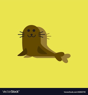 Seal animal icon cartoon of seal animal icon in vector image