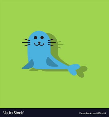 Seal animal icon cartoon of seal animal icon in vector image