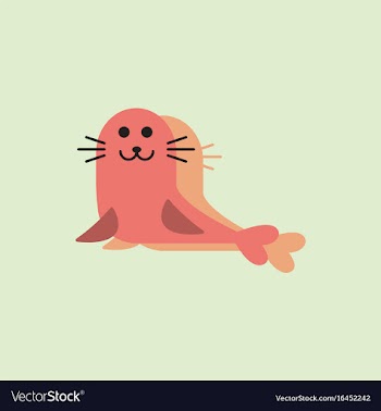 Seal animal icon cartoon of seal animal icon in vector image