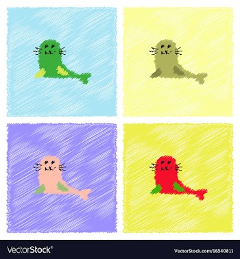 Seal animal icon cartoon of seal animal icon in vector image