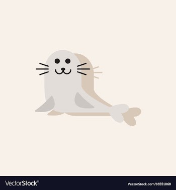 Seal animal icon cartoon of seal animal icon in vector image