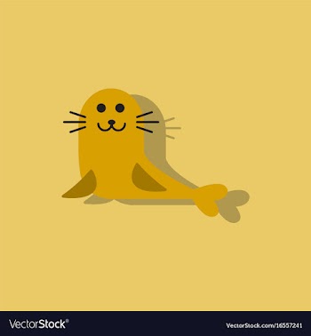 Seal animal icon cartoon of seal animal icon in vector image