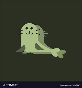 Seal animal icon cartoon of seal animal icon in vector image