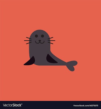Seal animal icon cartoon of seal animal icon vector image