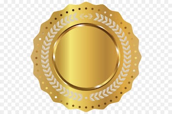 Seal Gold Badge Clip art - Gold Seal Cliparts 