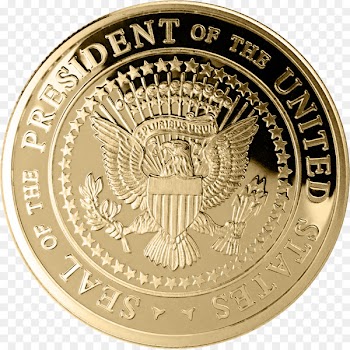 Seal of the President of the United States Medal US Presidential Election 2016 - Gold Seal 