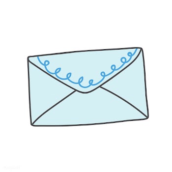 Sealed blue envelope | Free stock vector - 553812