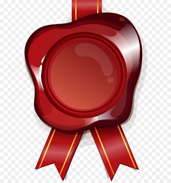 Sealing wax Postage stamp Stamp seal - Badge red wax seal 