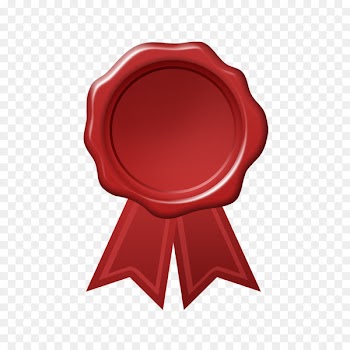 Sealing wax Stamp seal - certificate 