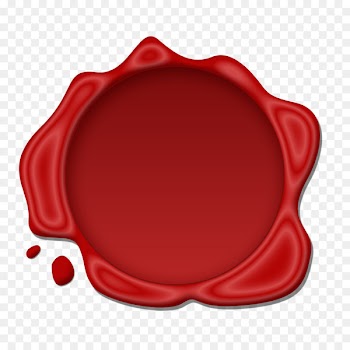 Sealing wax Stamp seal - Round red sealing wax stamp 