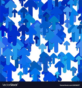 Seamless abstract arrow background pattern vector image