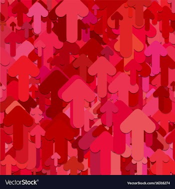 Seamless abstract arrow background pattern vector image