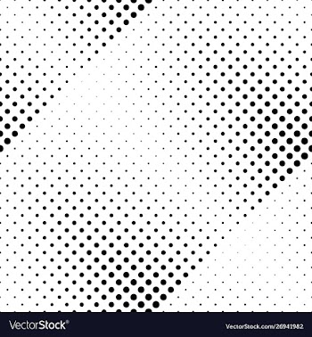 Seamless abstract black and white circle pattern vector image