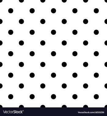 Seamless abstract black and white dot pattern vector image