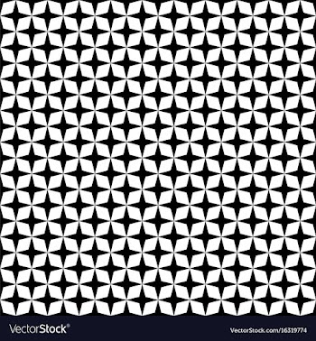Seamless abstract black and white pattern vector image