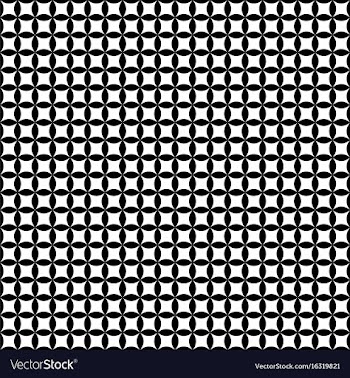 Seamless abstract black and white pattern vector image