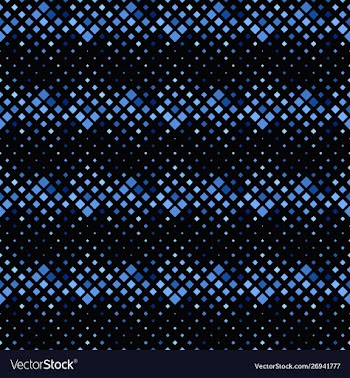 Seamless abstract blue square pattern background vector image