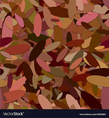 Seamless abstract chaotic elliptical background vector image