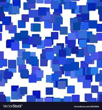 Seamless abstract chaotic square pattern vector image