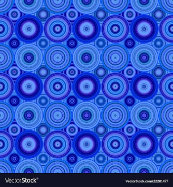 Seamless abstract circle mosaic pattern background vector image