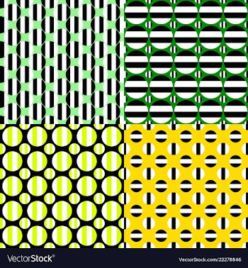 Seamless abstract circle pattern background vector image