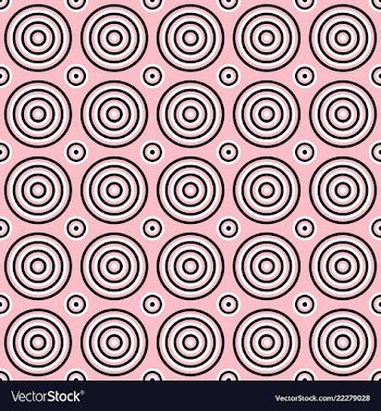 Seamless abstract circle pattern background vector image