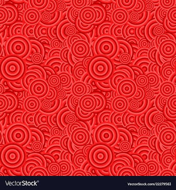 Seamless abstract circle pattern background vector image