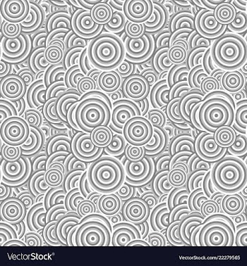 Seamless abstract circle pattern background vector image