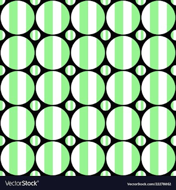 Seamless abstract circle pattern design vector image