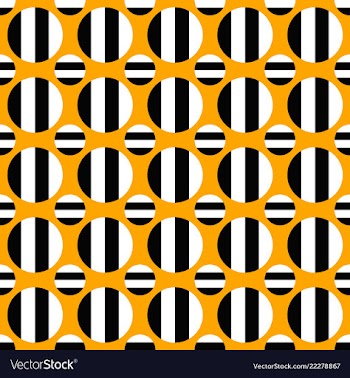 Seamless abstract circle pattern design vector image