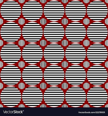 Seamless abstract circle pattern design vector image