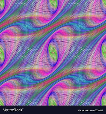 Seamless abstract colorful ellipse pattern vector image