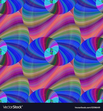 Seamless abstract colorful fractal pattern vector image
