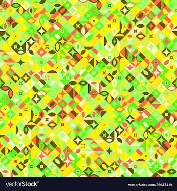 Seamless abstract colorful geometrical mosaic vector image